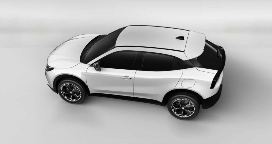 Renting Coches Alfa Romeo JuniorElettrica Blanco, Negro