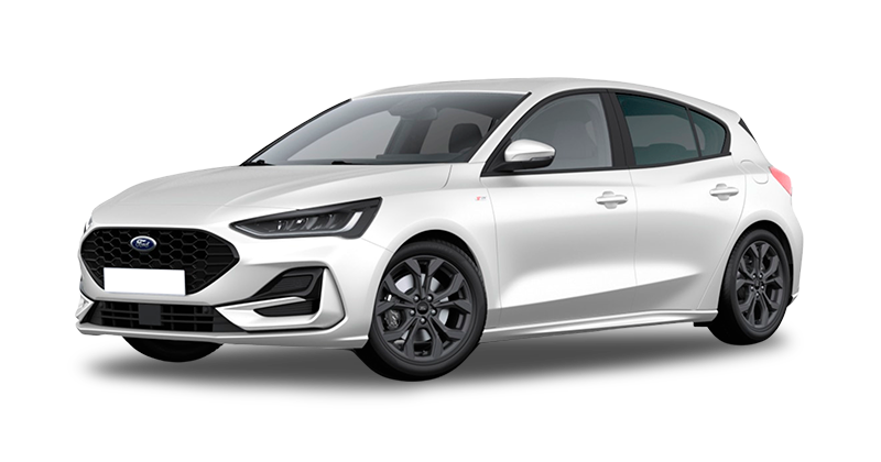 Renting Coches Ford Focus-1.0T EcoBoost MHEV ST-Line X Blanco