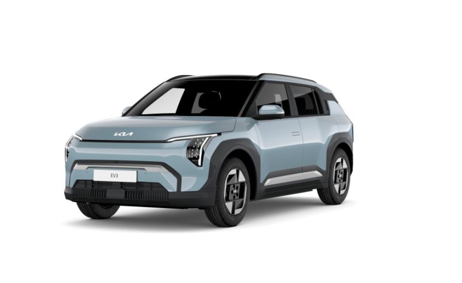 Renting Coches Kia EV3Earth (Standard Range) Frost Blue, Clear White, Aventurine Green, Terra Cotta, Aurora Black Pearl