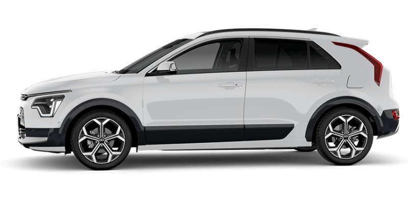 Renting Coches Kia Niro1.6 HEV Drive Clear White