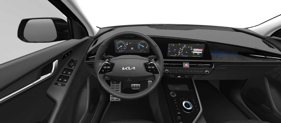 Renting Coches Kia NiroHEV Drive Runway Red