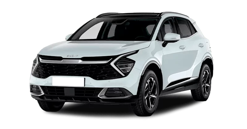 Renting Coches Kia Sportage-1.6 TGDi MHEV Business 4×2 DCT Cassa White
