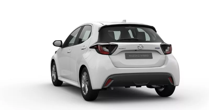 Renting Coches Mazda 2Hybrid 1.5 CVT Centre-Line Lunar White