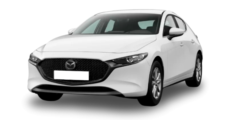 Renting Coches Mazda 3-2.5 e-SKYACTIV G Prime-Line Blanco