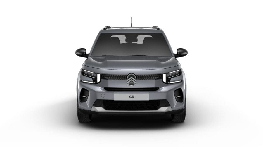 Renting Coches Citroën C3Turbo 100 Business (Manual) Gris Mercury, Blanco
