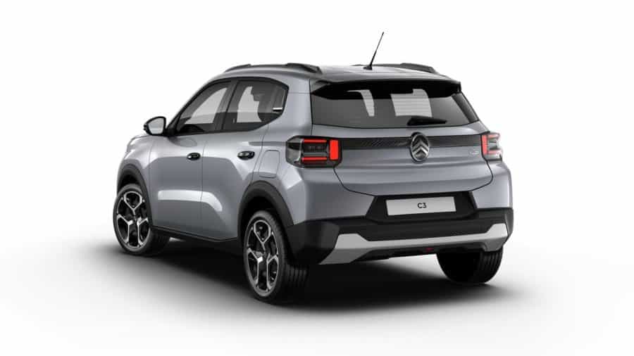 Renting Coches Citroën C3Turbo 100 Business (Manual) Gris Mercury, Blanco