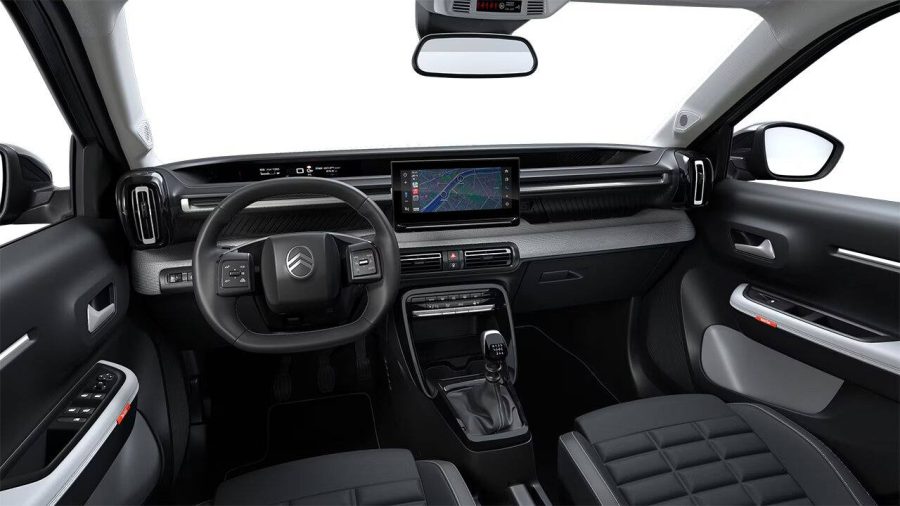 Renting Coches Citroën C3Turbo Max Blanco Polar, Mercury Grey