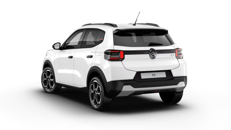 Renting Coches Citroën C3Turbo Max Blanco Polar, Mercury Grey