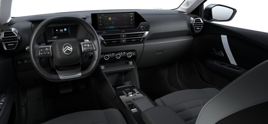 Renting Coches Citroën C4Hybrid Plus Blanco Okenite, Mercury Grey (metalizado)
