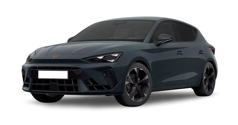Renting Coches Cupra León-1.5 PHEV Azul Fiord, Gris Magnetic
