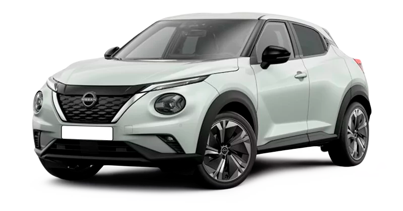 Renting Coches Nissan Juke-1.6 Hybrid 105kW N-Connecta Kori White