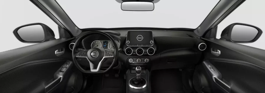 Renting Coches Nissan Juke1.0 DIG-T 84 kW E6D-F Acenta Blanco Sólido