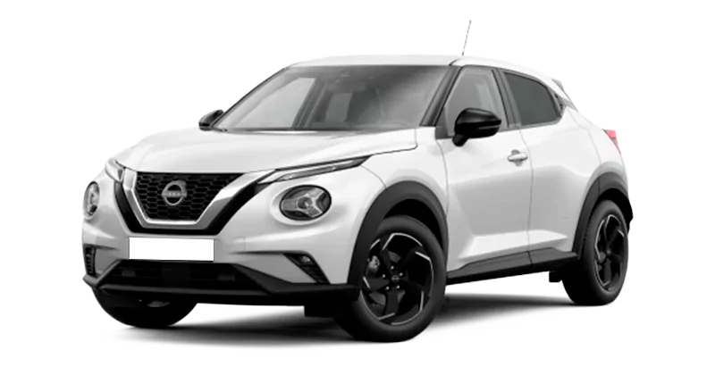 Renting Coches Nissan Juke-1.0 DIG-T 84 kW E6D-F Acenta Blanco Sólido