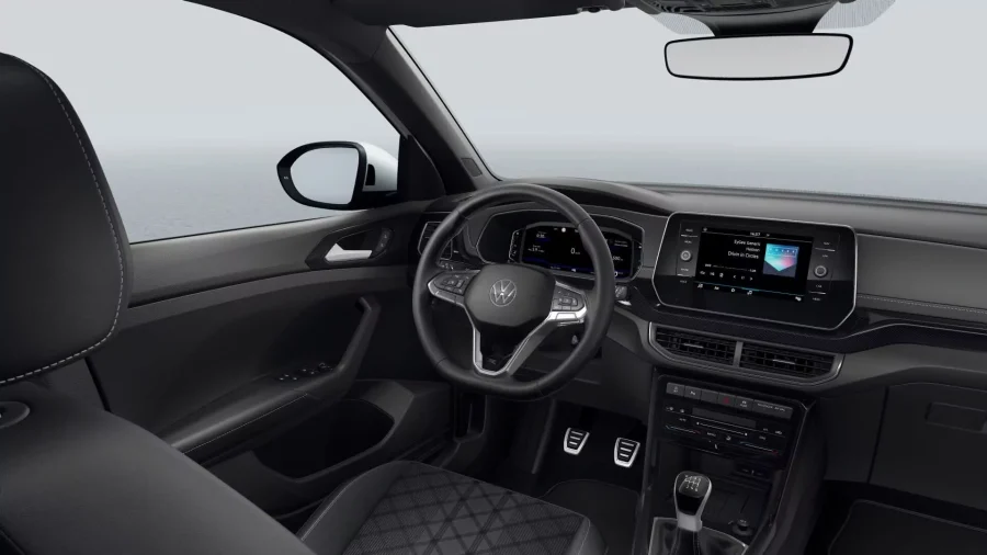 Renting Coches Volkswagen T-Cross1.0 TSI 85kW R-Line Plata