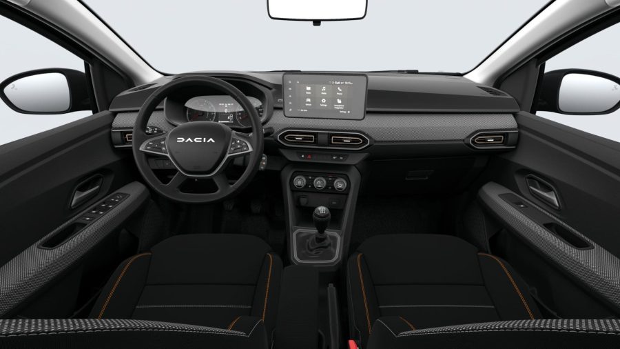 Renting Coches Dacia Sandero Stepway74kW ECO-G Essential Blanco Glaciar