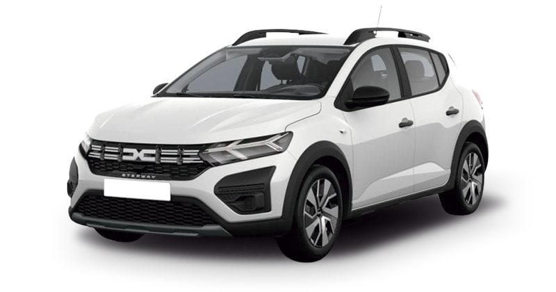 Renting Coches Dacia Sandero Stepway-74kW ECO-G Essential Blanco Glaciar