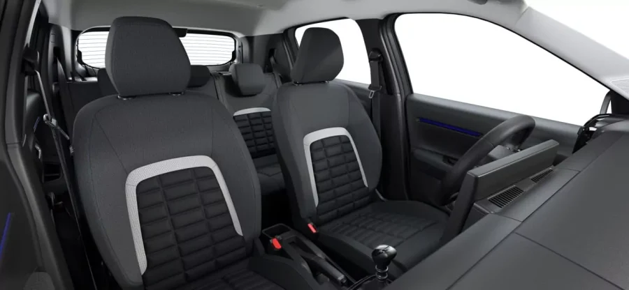 Renting Coches Citroën C3Turbo 100 Business (Manual) Gris Mercury, Blanco