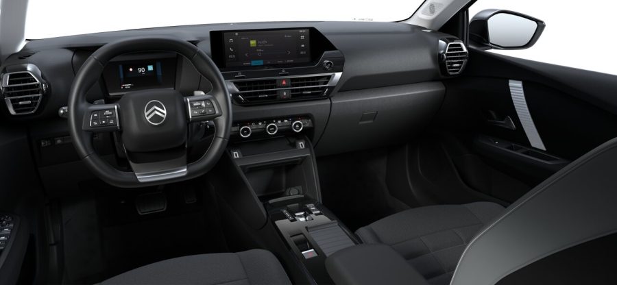 Renting Coches Citroën C4 XHybrid Plus Blanco Okenite, Mercury grey (metalizado)