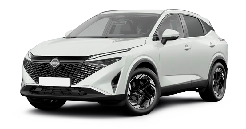 Renting Coches Nissan Qashqai-DIG-T 103kW mHEV 12V N-Connecta Blanco
