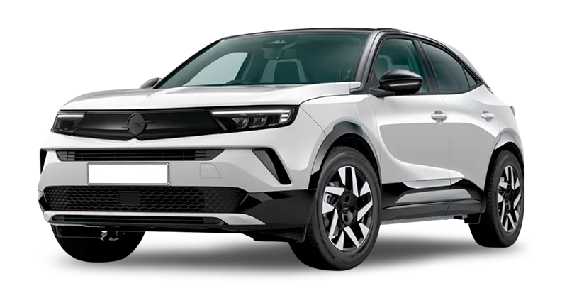 Renting Coches Opel Mokka-1.2T GS Arktis White / Techo Negro