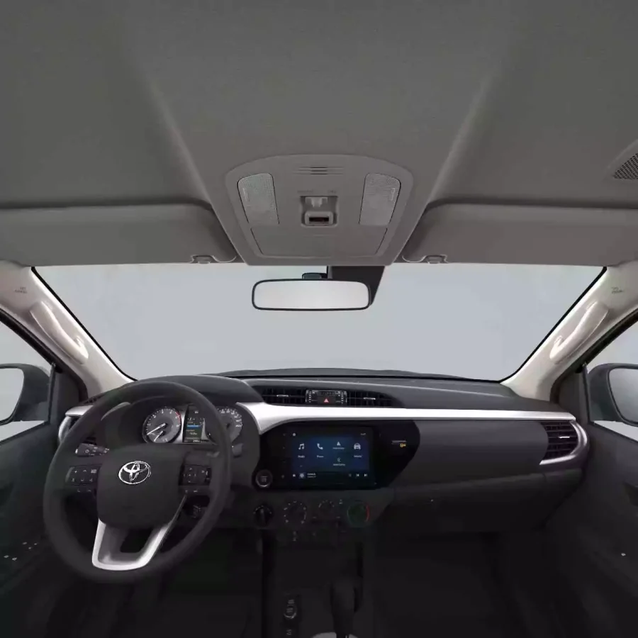 Renting Coches Toyota Hilux2.4B 6AT Doble Cabina GX Blanco Polar