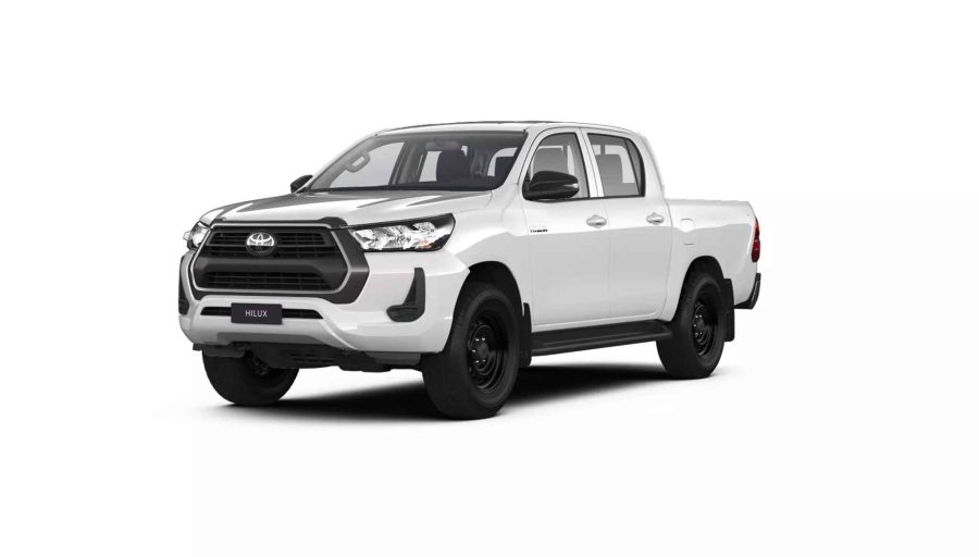 Renting Coches Toyota Hilux2.4B 6AT Doble Cabina GX Blanco Polar