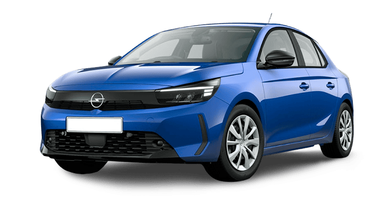 Renting Coches Opel Corsa1.2T XHL Edition Azul Metalizado