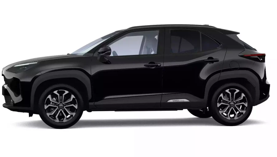 Renting Coches Toyota Yaris CrossHybrid 130 e-CVT 5P Active Plus Negro Azabache