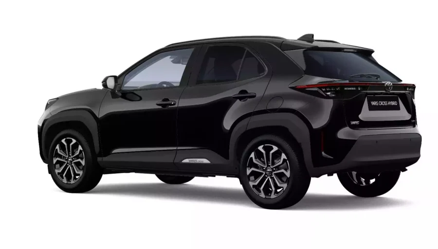 Renting Coches Toyota Yaris CrossHybrid 130 e-CVT 5P Active Plus Negro Azabache