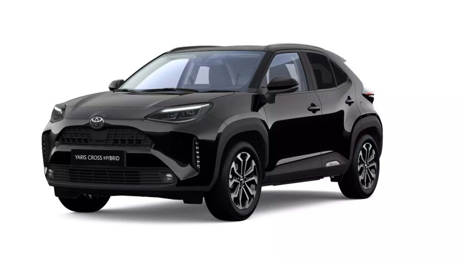 Renting Coches Toyota Yaris CrossHybrid 130 e-CVT 5P Active Plus Negro Azabache