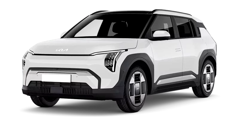 Renting Coches Kia EV3-Earth (Standard Range) Clear White, Snow White Pearl