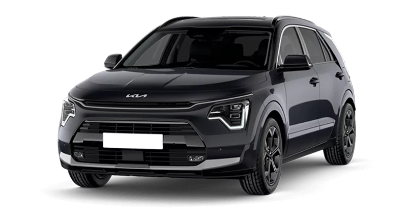Renting Coches Kia Niro-1.6 HEV Drive Aurora Black, Intersetellar Grey, Mineral Blue