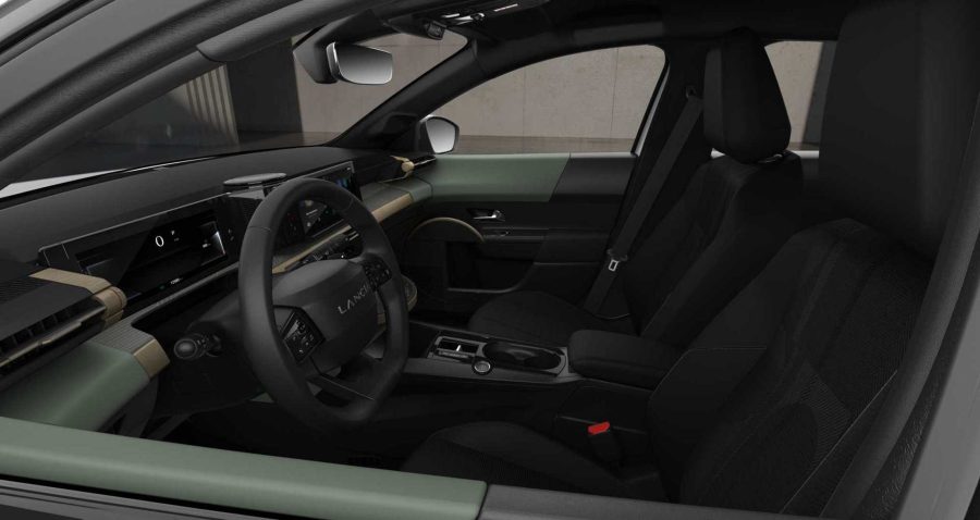 Renting Coches Lancia YpsilonHybrid Gris Granito / Techo Negro