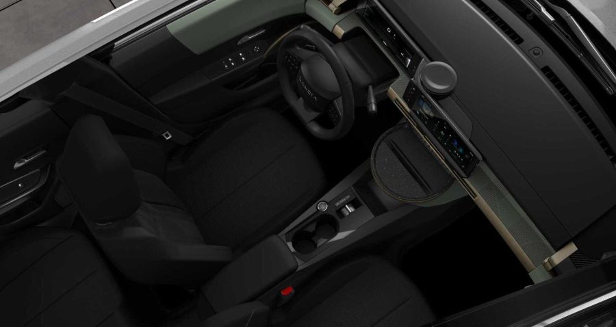 Renting Coches Lancia YpsilonHybrid Gris Granito / Techo Negro