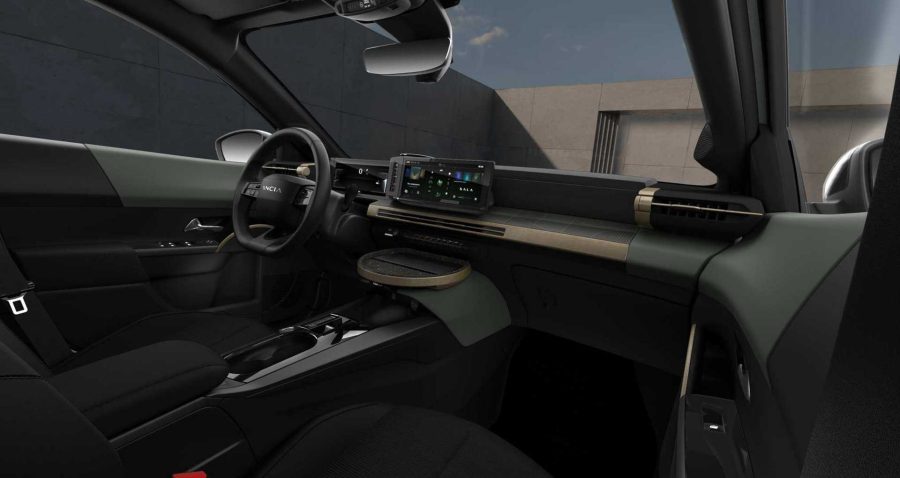 Renting Coches Lancia YpsilonHybrid Gris Granito / Techo Negro