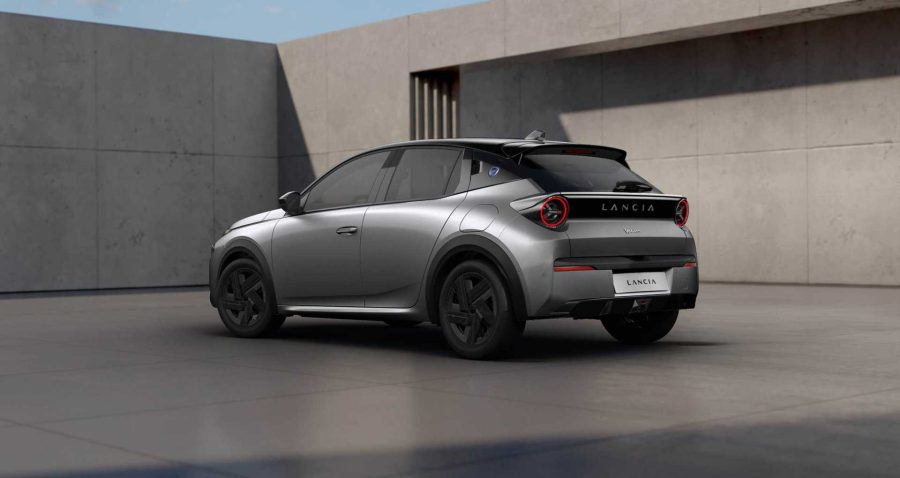 Renting Coches Lancia YpsilonHybrid Gris Granito / Techo Negro