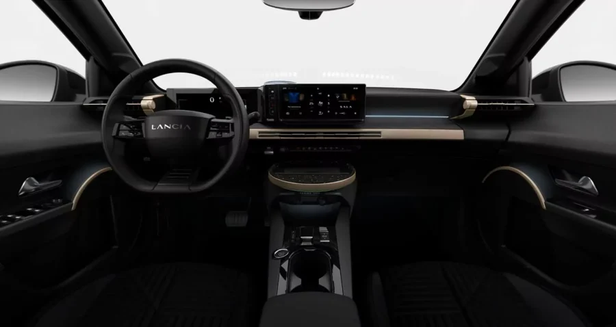 Renting Coches Lancia YpsilonLX Hybrid (Automático) Azul / Techo Negro