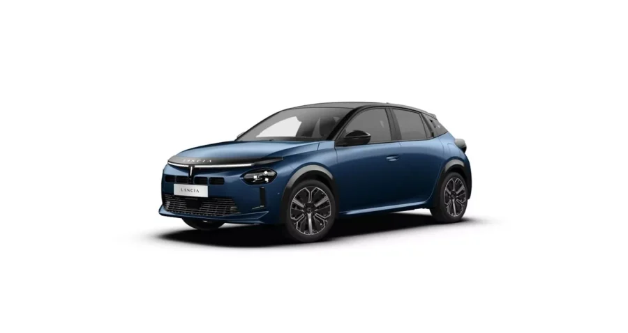 Renting Coches Lancia YpsilonLX Hybrid (Automático) Azul / Techo Negro