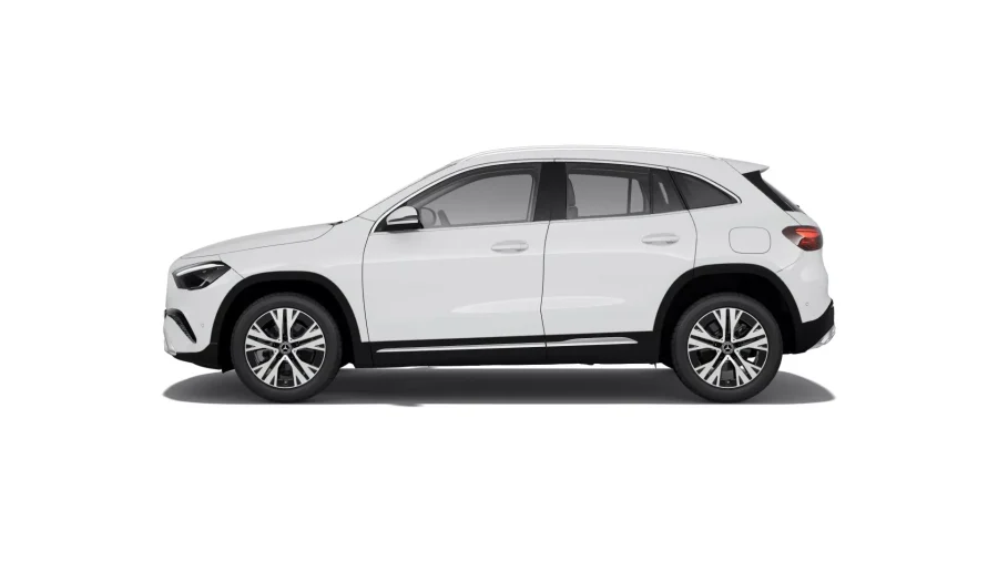 Renting Coches Mercedes Benz GLA250 e Blanco Polar, Negro Noche