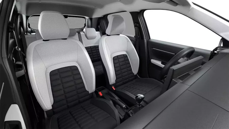 Renting Coches Citroën C3Turbo Max Blanco Polar, Mercury Grey