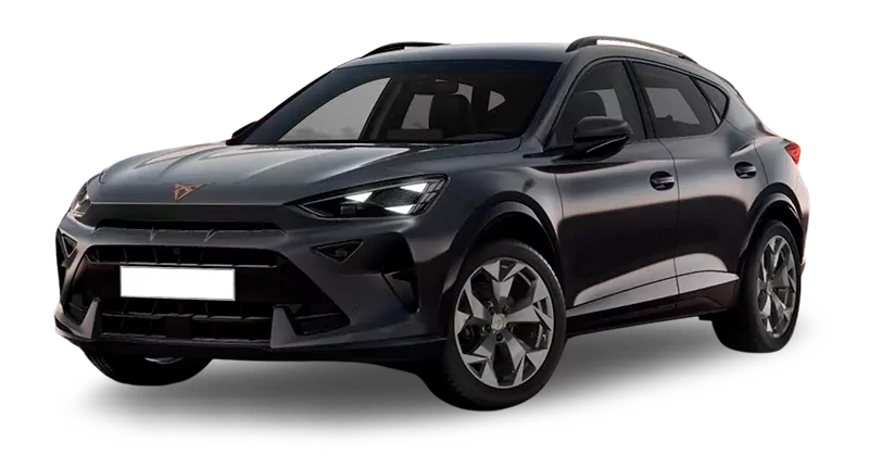 Renting Coches Cupra Formentor1.5 eTSI 110kW DSG Gris Magnetic (Metalizado), Blanco Nevada (Metalizado) 