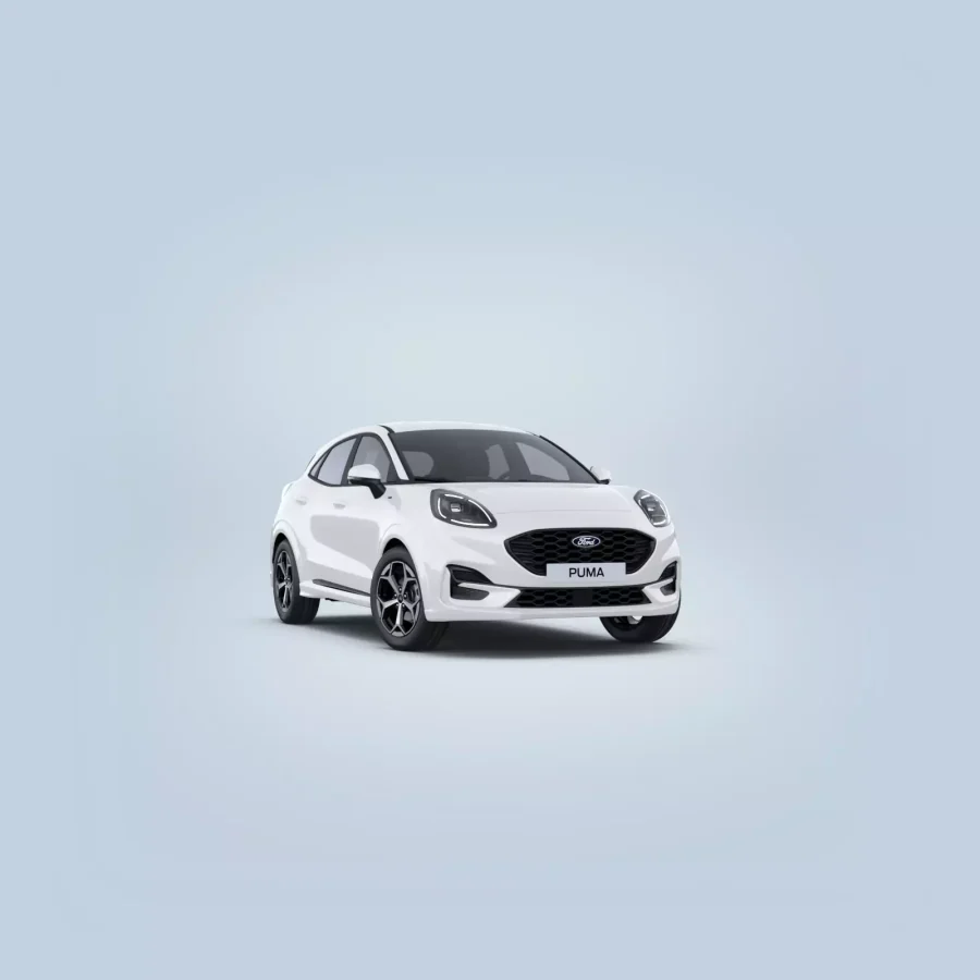Renting Coches Ford Puma1.0 EcoBoost MHEV ST-Line Blanco Frozen