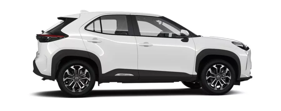 Renting Coches Toyota Yaris Cross130H e-CVT Active Plus Azul Florida, Blanco Classic, Negro Azabache, Gris Ágata, Gris Grafito, Bronce Oliva