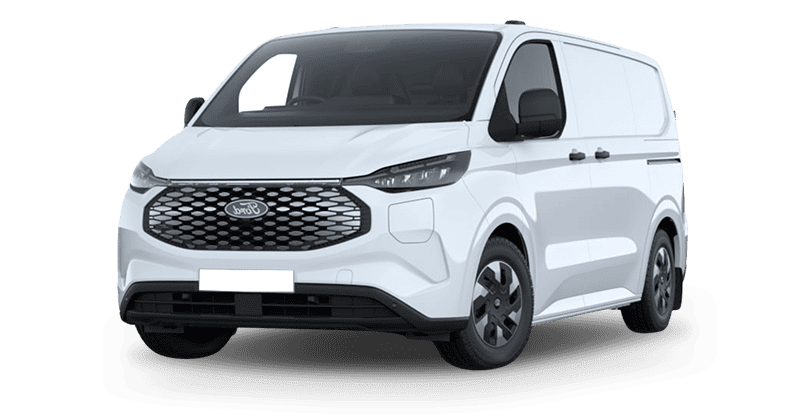 Renting Coches Ford Transit-Custom Van 320 L1 BEV automática Trend Blanco