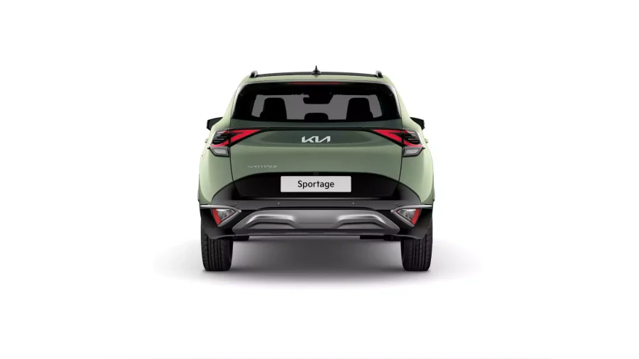 Renting Coches Kia Sportage1.6 HEV Drive Experience Green, Dark Penta Metal, Deluxe White