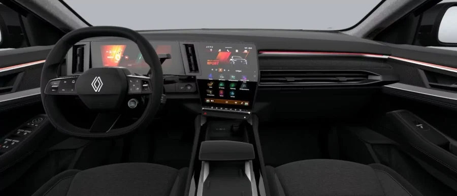 Renting Coches Renault RafaleTechno full hybrid E-Tech 147kW Negro