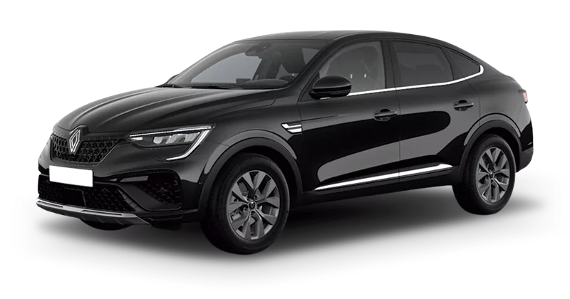 Renting Coches Renault ArkanaTechno full hybrid e-tech 105kW (145CV)-SS Negro