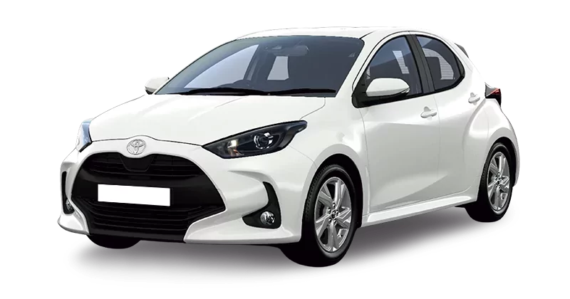 Renting Coches Toyota Yaris-120 e-CVT 5P Active Plus Blanco Classic
