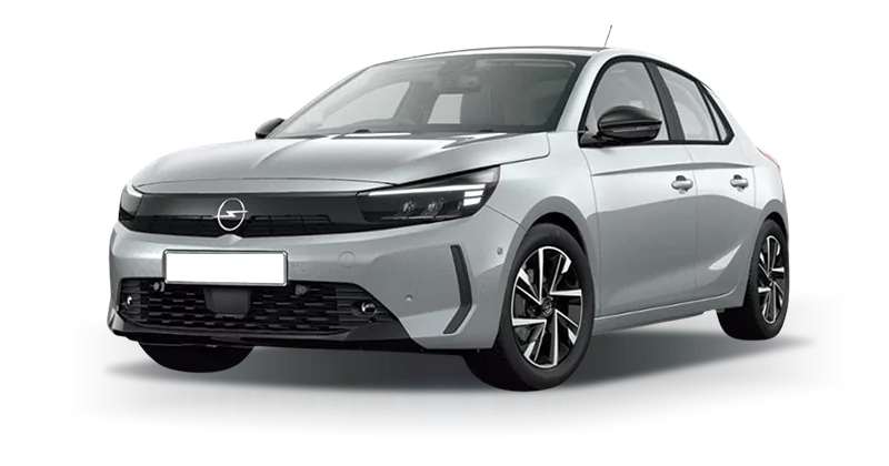 Renting Coches Opel Corsa-1.2T XHL Hybrid Edition eDCT Kristall Silver