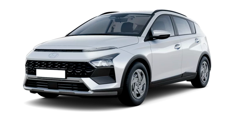 Renting Coches Hyundai Bayon-1.0 TGDI 48V Klass Atlas White